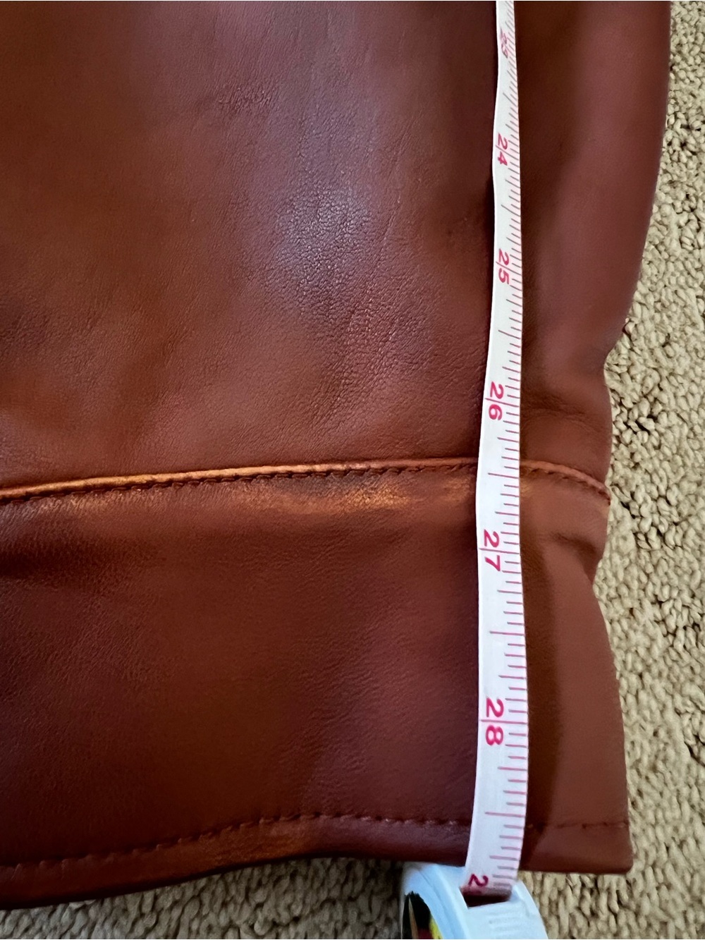 Reformation Leather Oversized Bomber Jacket - Picture 5 of 7